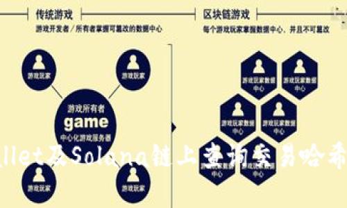 如何在TP Wallet及Solana链上查询交易哈希值的方法分析